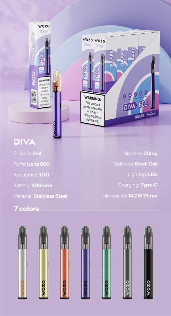 DIVA - WOZO VAPE | Best Disposables & Vape Kits